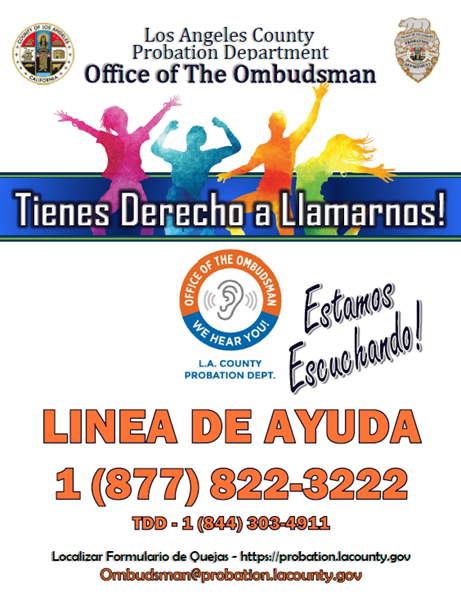 Probation Ombudsman Poster (Spanish) - click to download pdf